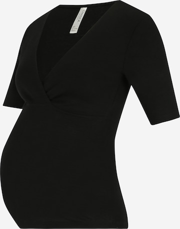 Lindex Maternity Футболка в Черный: спереди