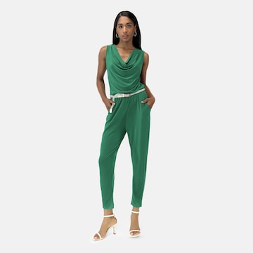 Elara Jumpsuit in Green: front