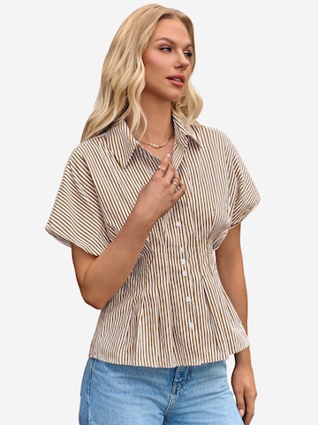 Bluză de la Imily Bela pe maro: față