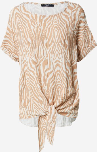 ZABAIONE Blouse 'Visa' in Dark beige / White, Item view