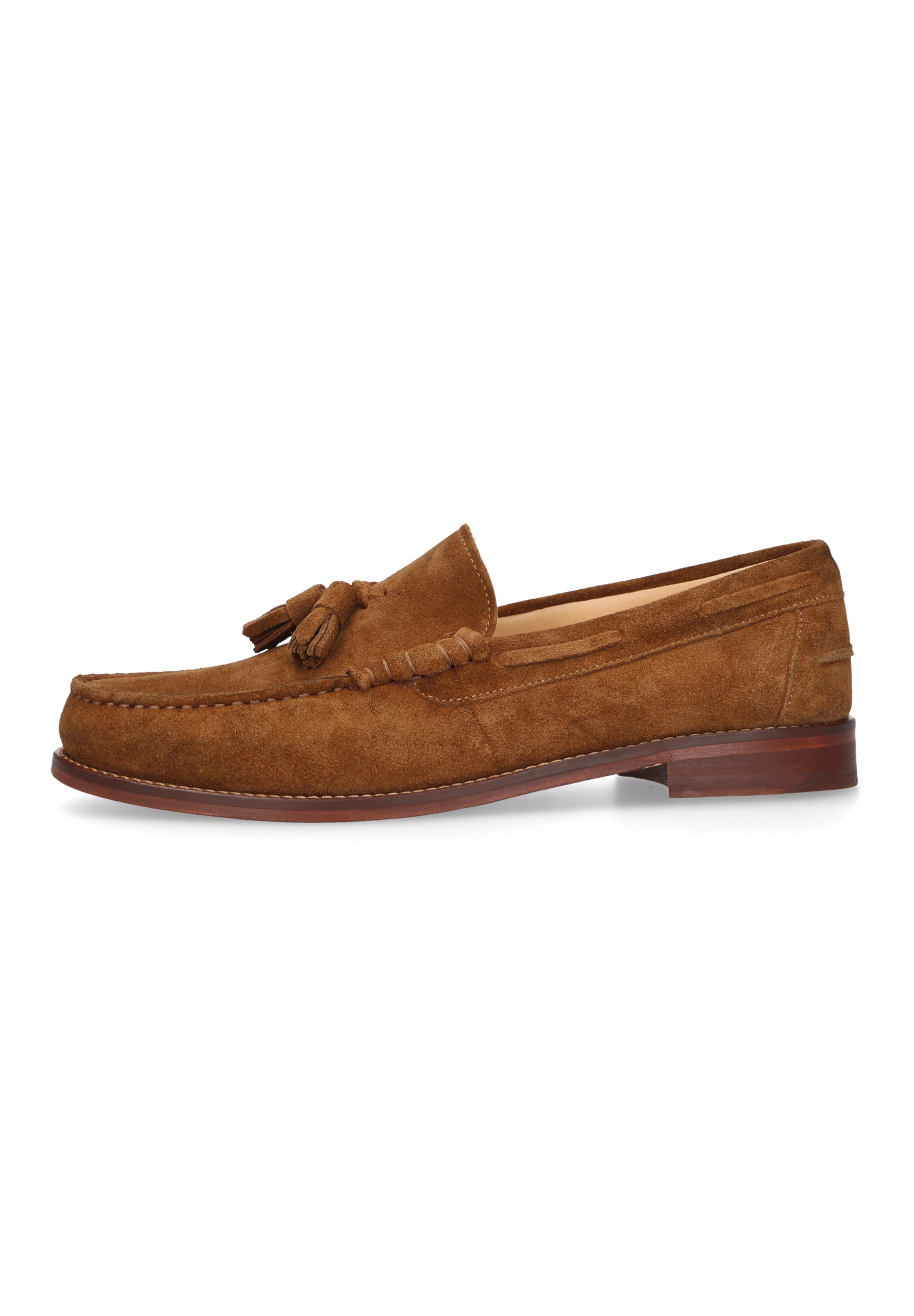 Henry Stevens Slip-ons 'Riley' in Beige: front