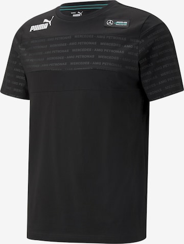 PUMA Functioneel shirt 'Mercedes F1 SDS' in Zwart: voorkant