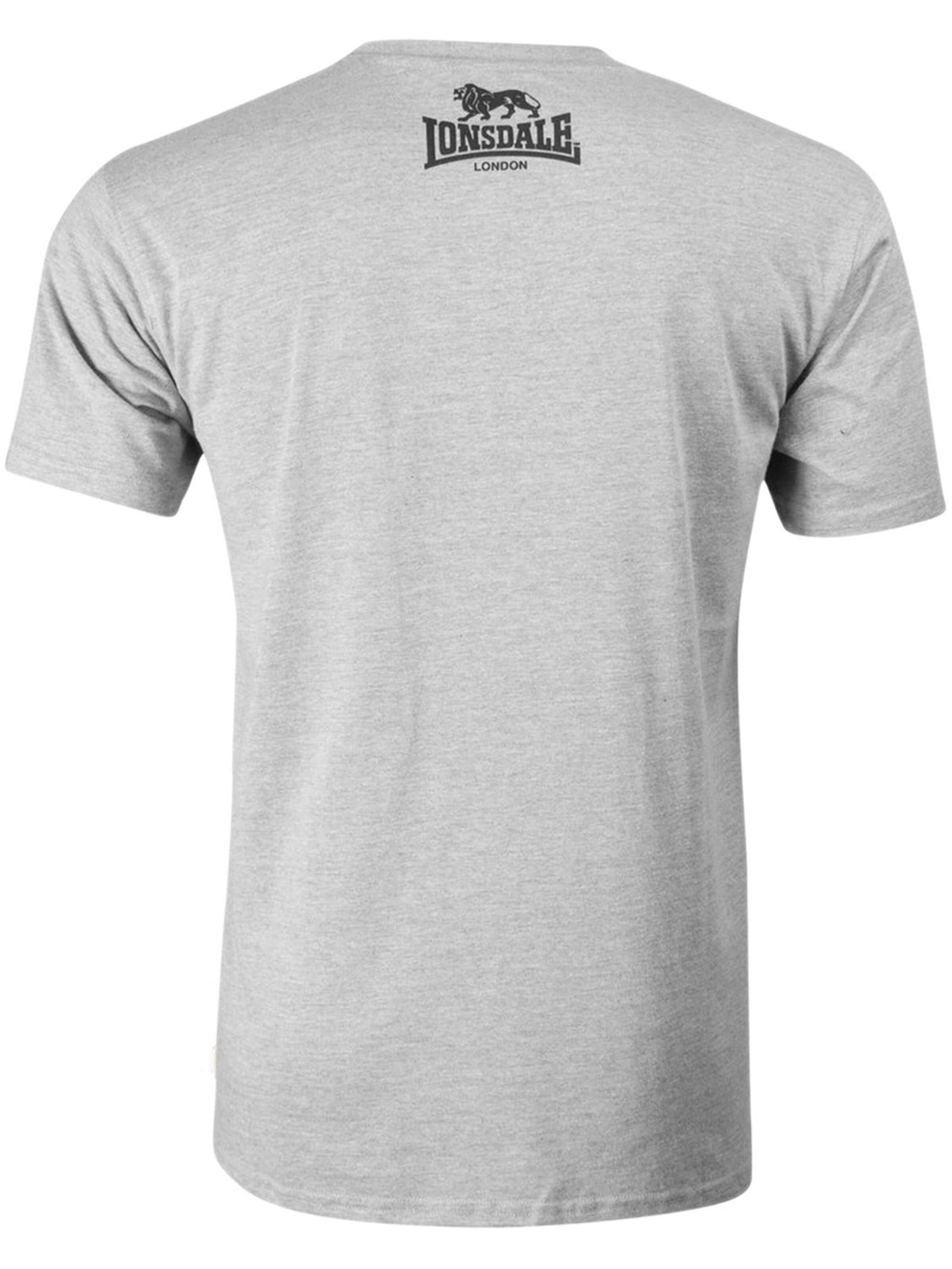 LONSDALE Shirt 'Logo' in Grey