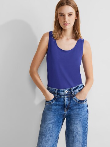 STREET ONE - Top 'Anni' en azul: frente