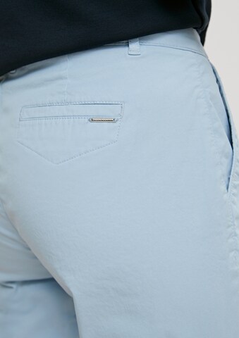 Effilé Pantalon chino comma casual identity en bleu