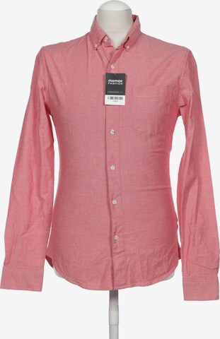 TOPMAN Button Up Shirt in S in Red: front