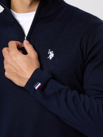 U.S. POLO ASSN. Pullover 'Mason' i blå