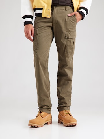 TIMBERLAND Regular Cargobroek in Groen: voorkant