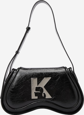 KARL LAGERFELD JEANS Schultertasche in Schwarz: predná strana