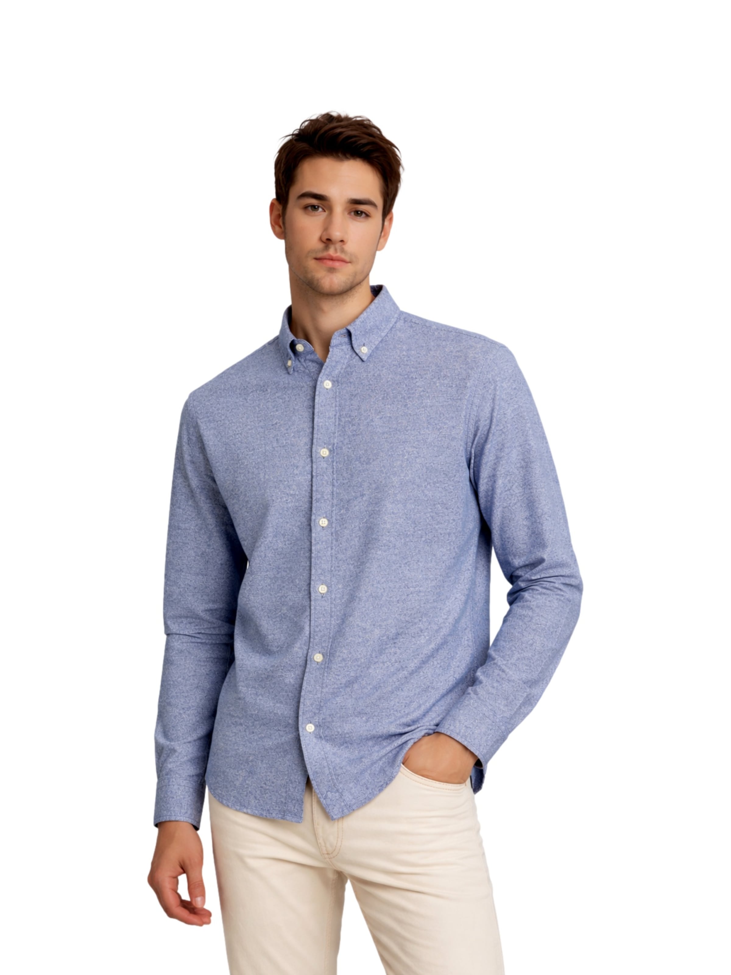 JACK & JONESRegular Fit Košulja 'JPRBLUHARVEY' - plava boja: prednji dio