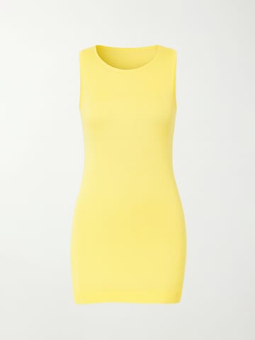 Nudyess Knitted dress 'Lanzarotte Mini' in Yellow: front