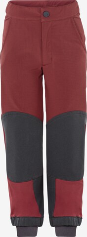 VAUDE Outdoor trousers 'Caprea' in Red: front
