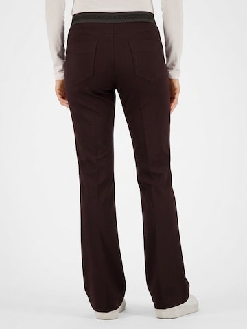 Gardeur Flared Trousers 'Zilla' in Brown