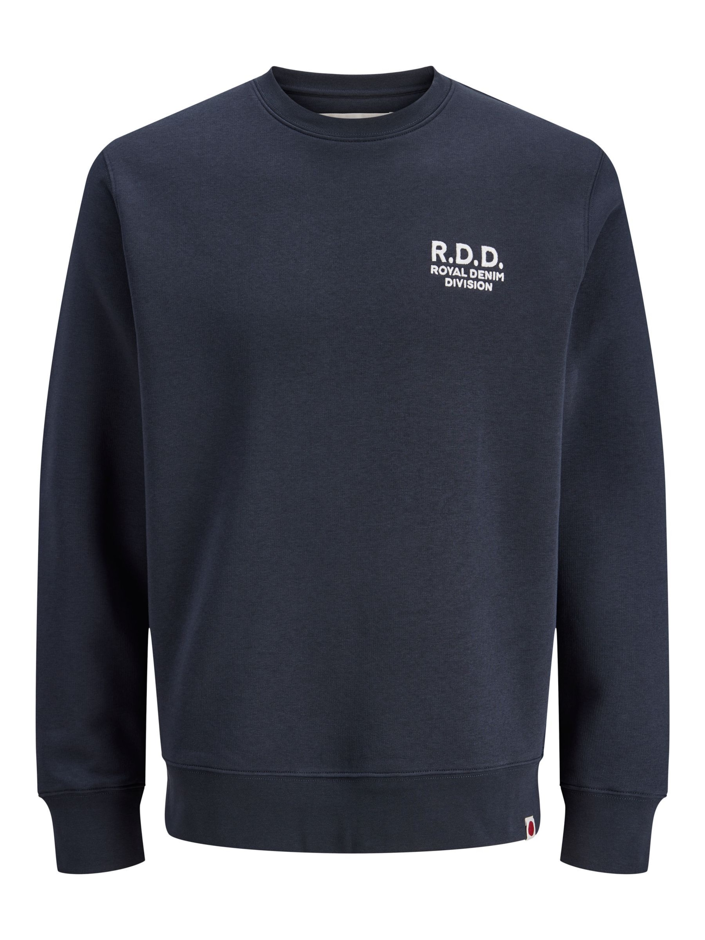 Sweat-shirt R.D.D. ROYAL DENIM DIVISION en rouge : devant