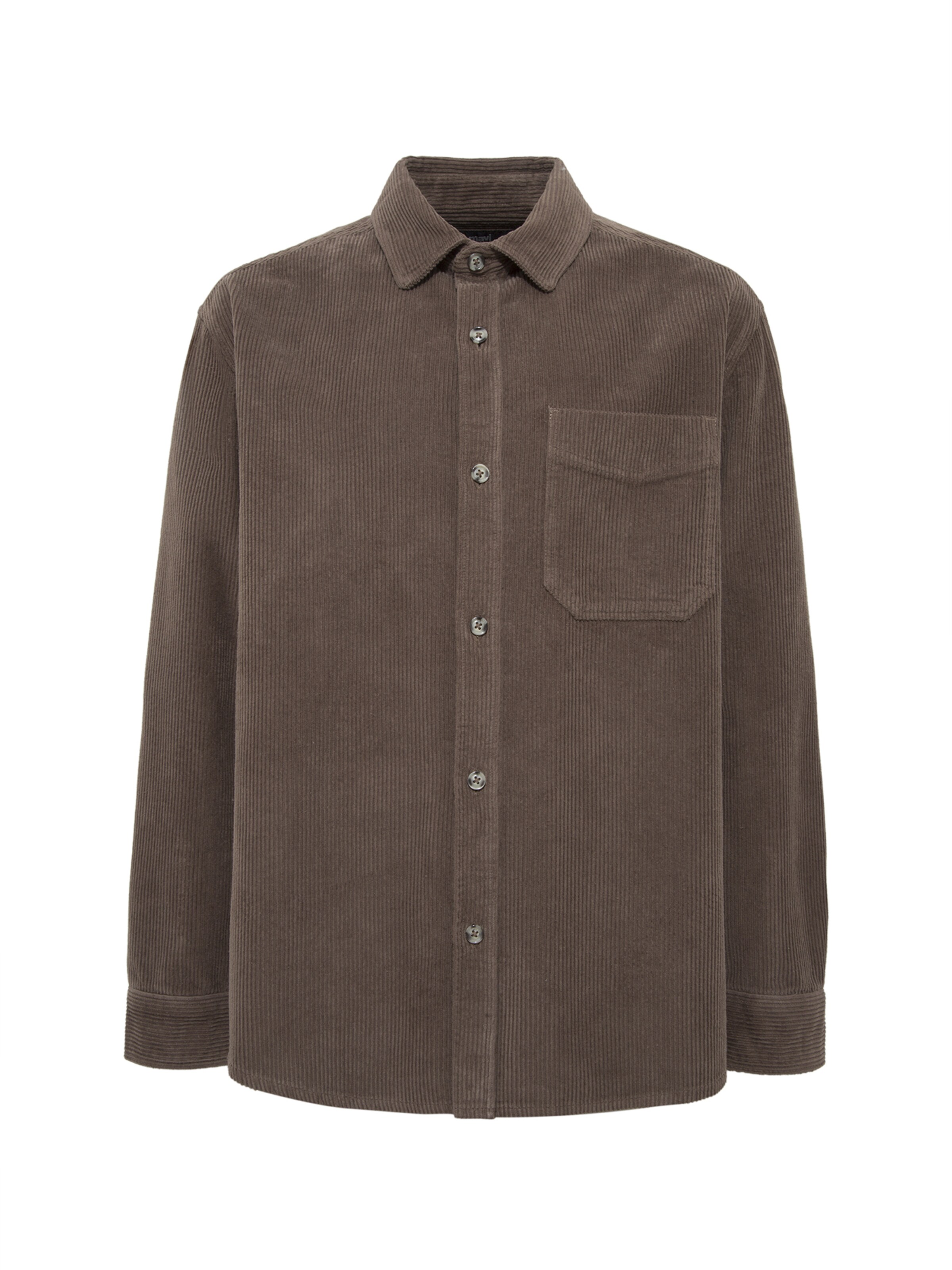 Mavi Comfort fit Button Up Shirt in Brown