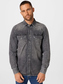 DIESEL Camicia 'EAST' in grigio denim