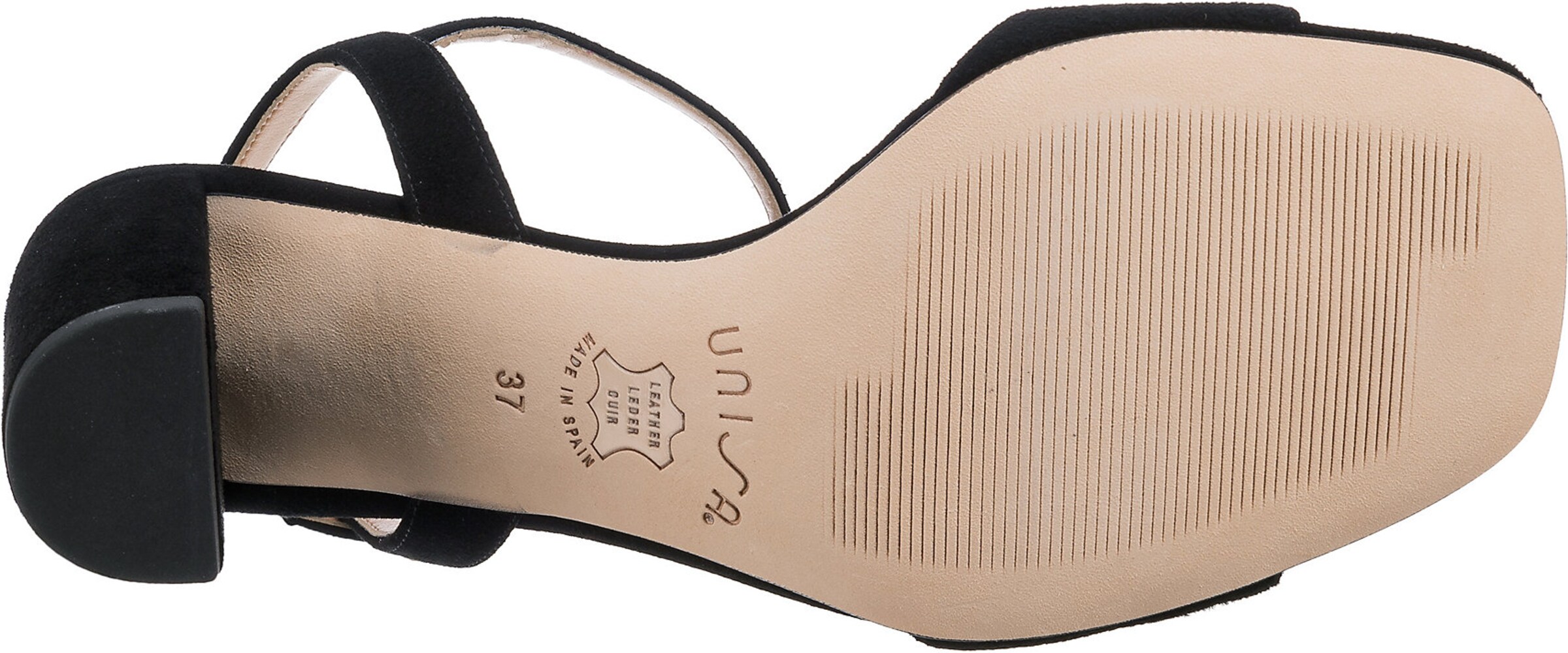 UNISA Sandale in Schwarz