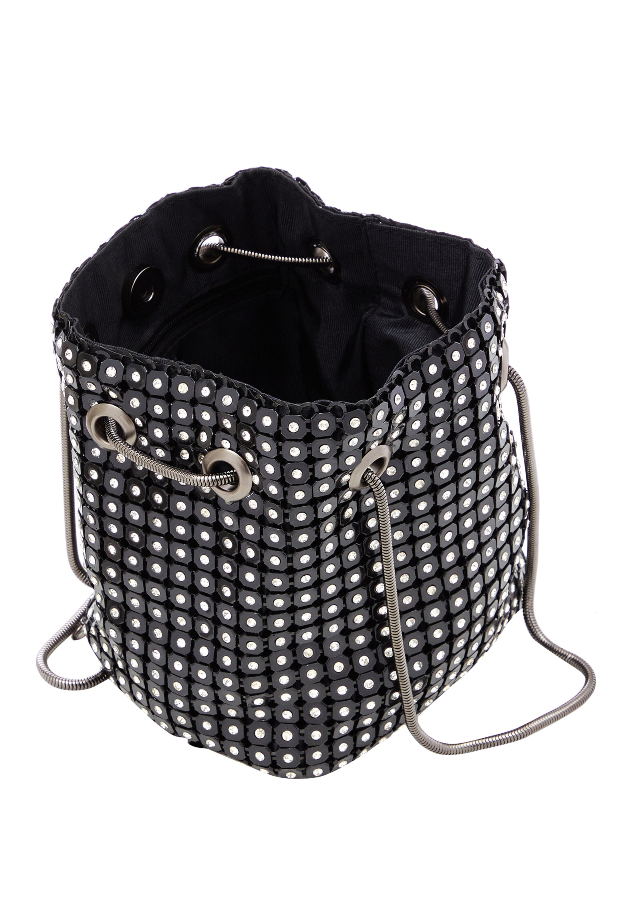 Borsa a sacco di faina in nero