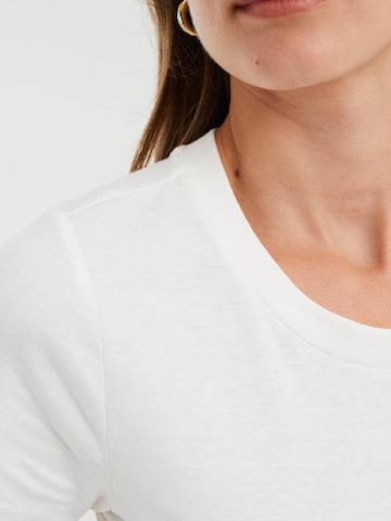 T-shirt WE Fashion en blanc