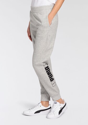 PUMA Regular Sports trousers 'ESS+' in Grey