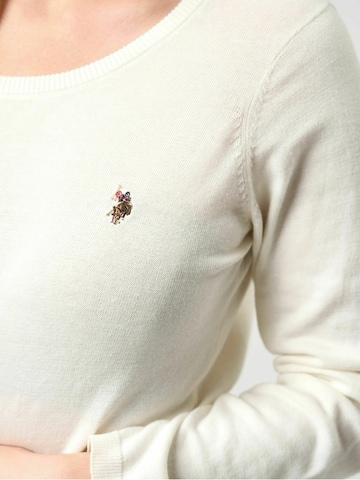 U.S. POLO ASSN. Trui 'May' in Wit
