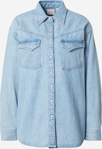 LEVI'S ® Blouse 'Dorsey XL Western' in Blauw: voorkant