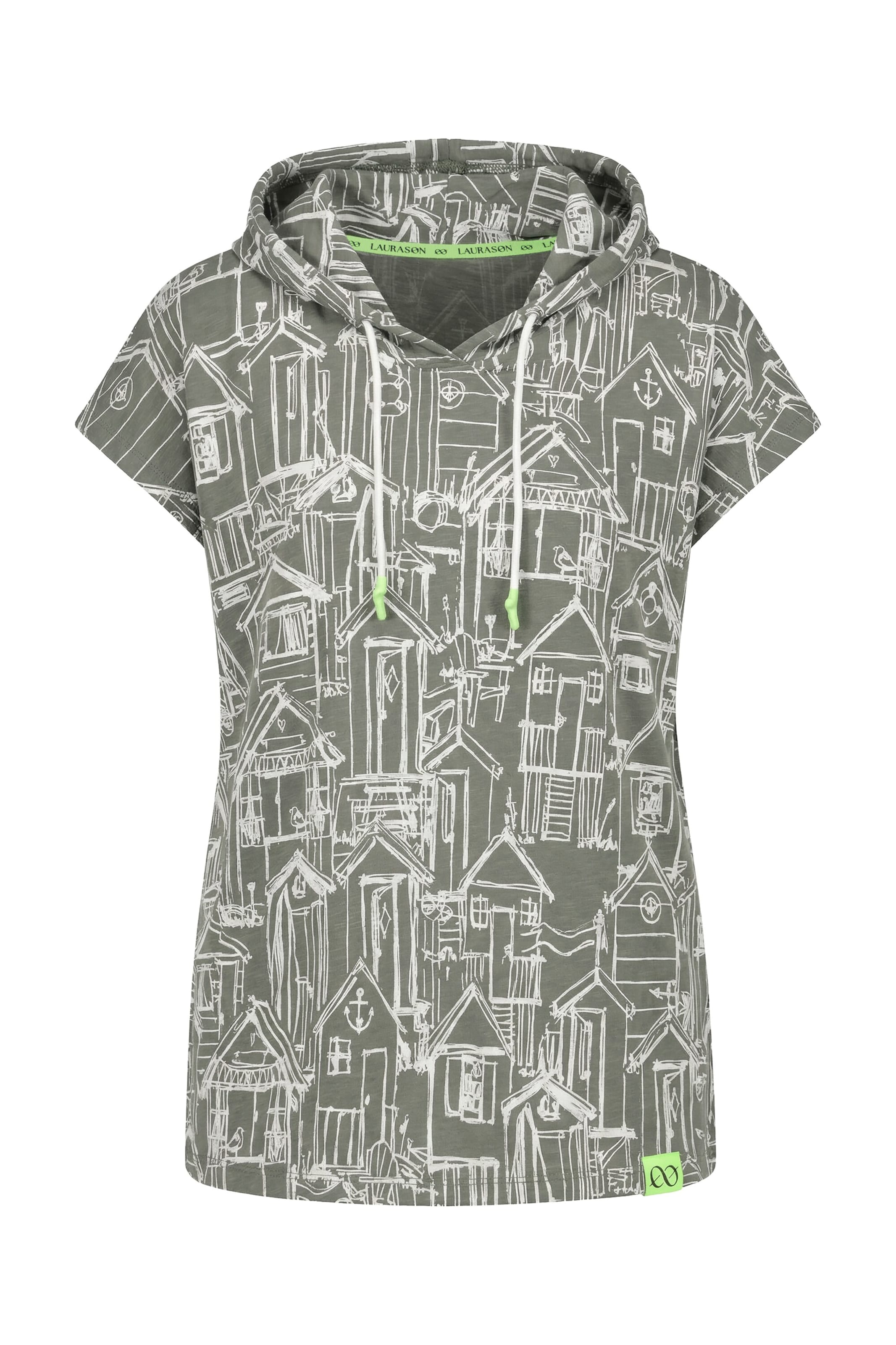 LAURASØN Shirt in Green: front