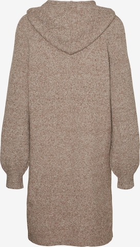 VERO MODA Knitted dress 'DOFFY' in Brown