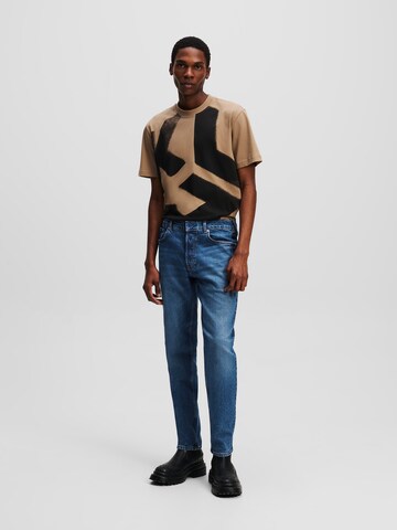 Tapered Jeans di KARL LAGERFELD JEANS in blu