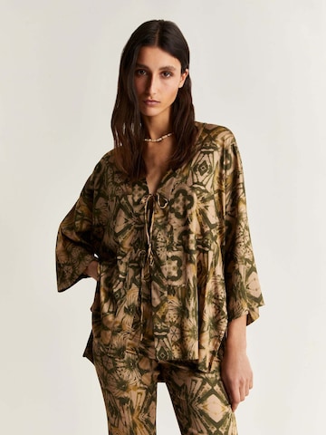 ScalpersBluza 'Jungle' - zelena boja: prednji dio