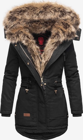 Parka d’hiver 'Daria' NAVAHOO en noir : devant