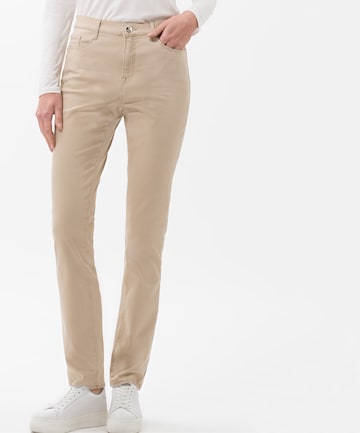 BRAX Slimfit Jeans 'Mary' in Beige: predná strana