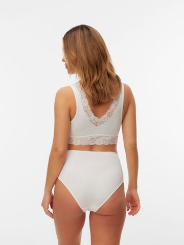 MAMALICIOUS Bralette Nursing Bra 'MLAlberta' in White