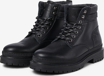 JACK & JONES Veterboots in Zwart