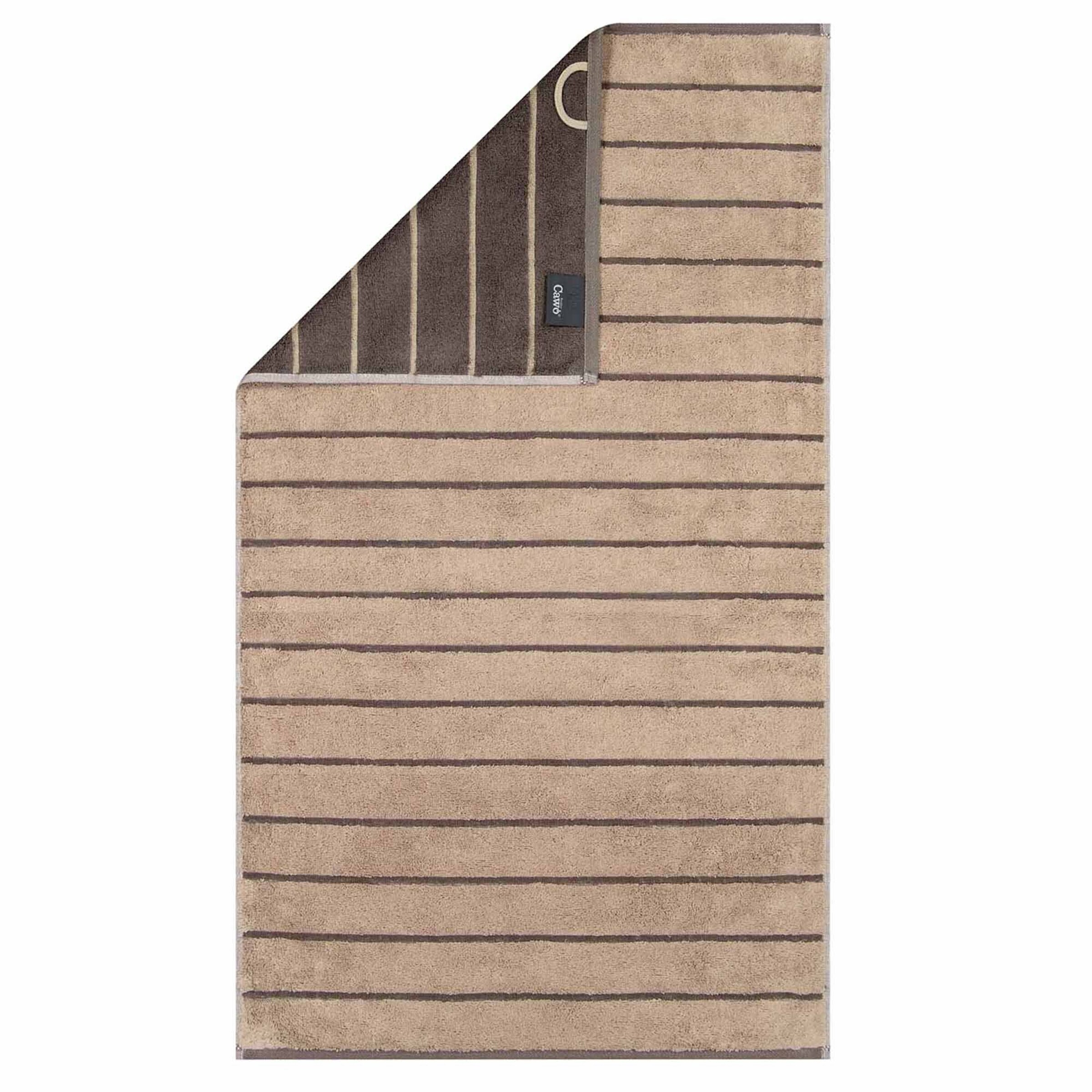 Asciugamano di Cawö in beige: frontale
