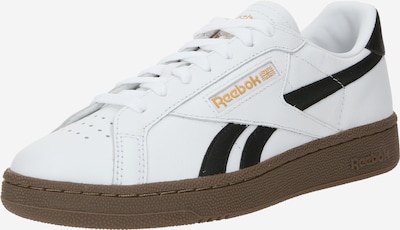 Reebok Baskets basses 'CLUB C GROUNDS' en safran / noir / blanc, Vue avec produit