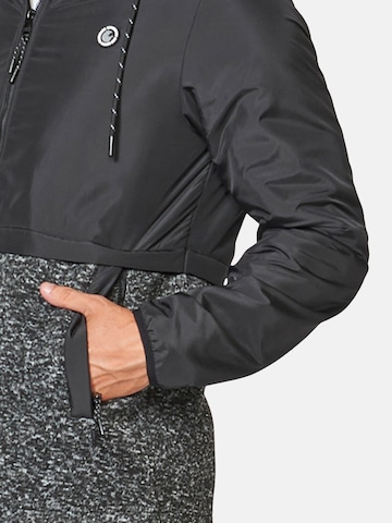 KOROSHI Sweatjacke in Schwarz