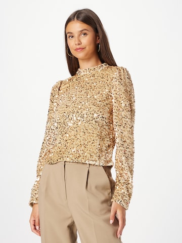 PIECES Blouse 'KAM' in Gold: front