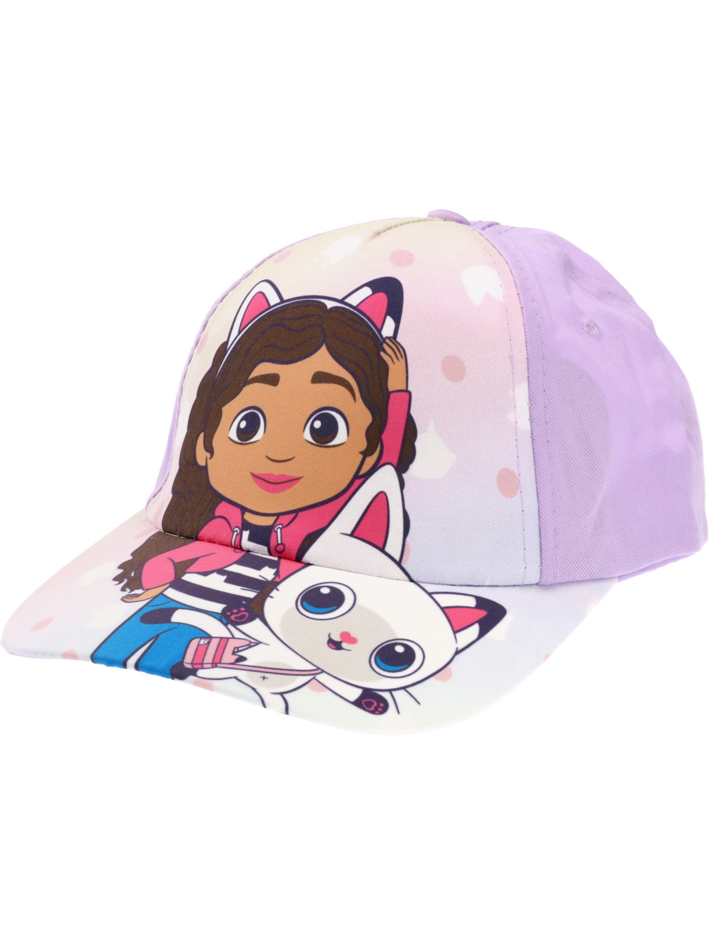 Gabby`s Dollhouse Hoed 'Gabby & Pandy Paw' in Lila: voorkant