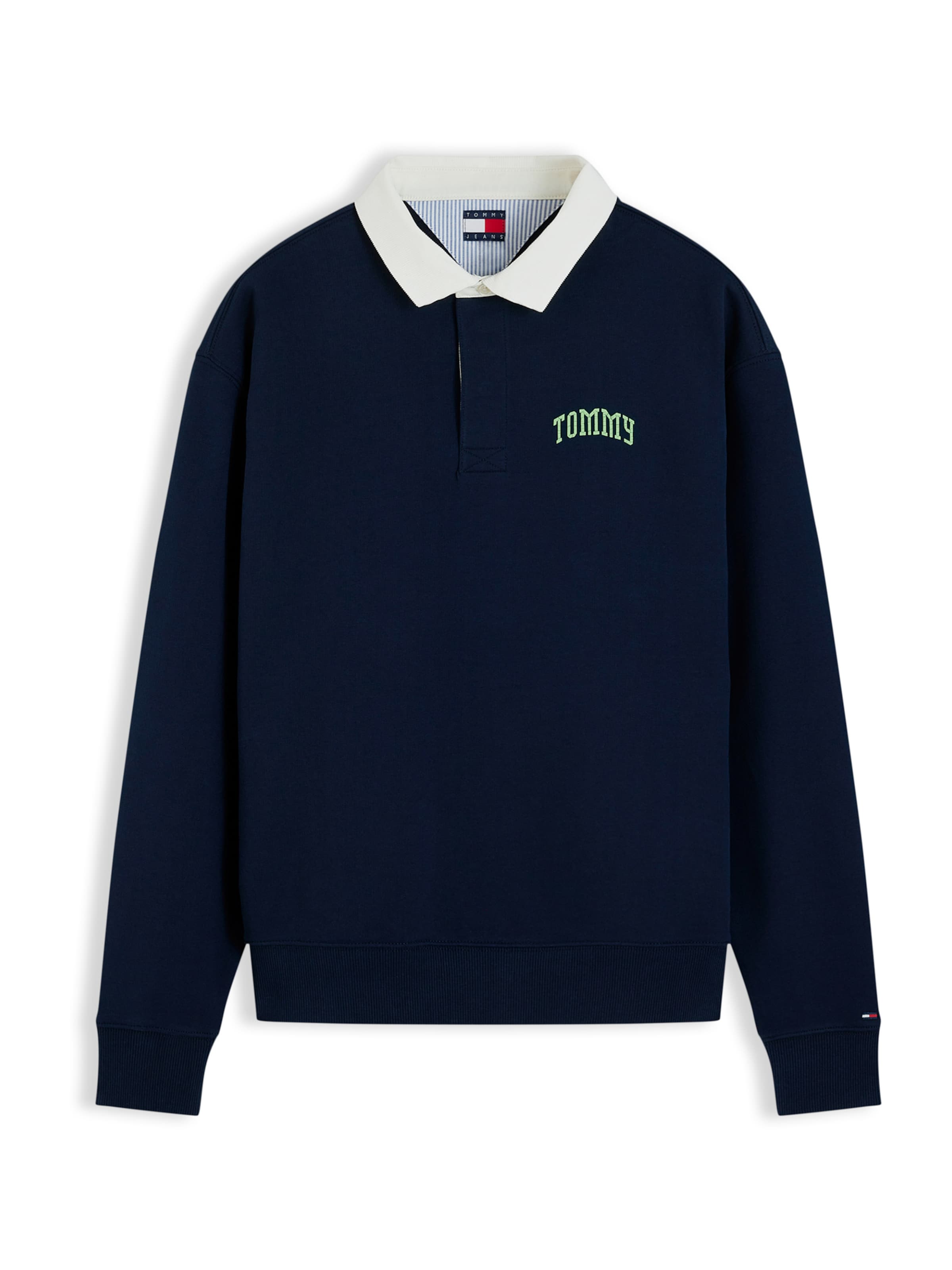 Tommy Jeans - Sudadera en azul: frente