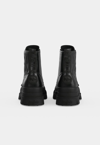 BUFFALO Lace-up bootie 'ASPHA RLD FLAME' in Black