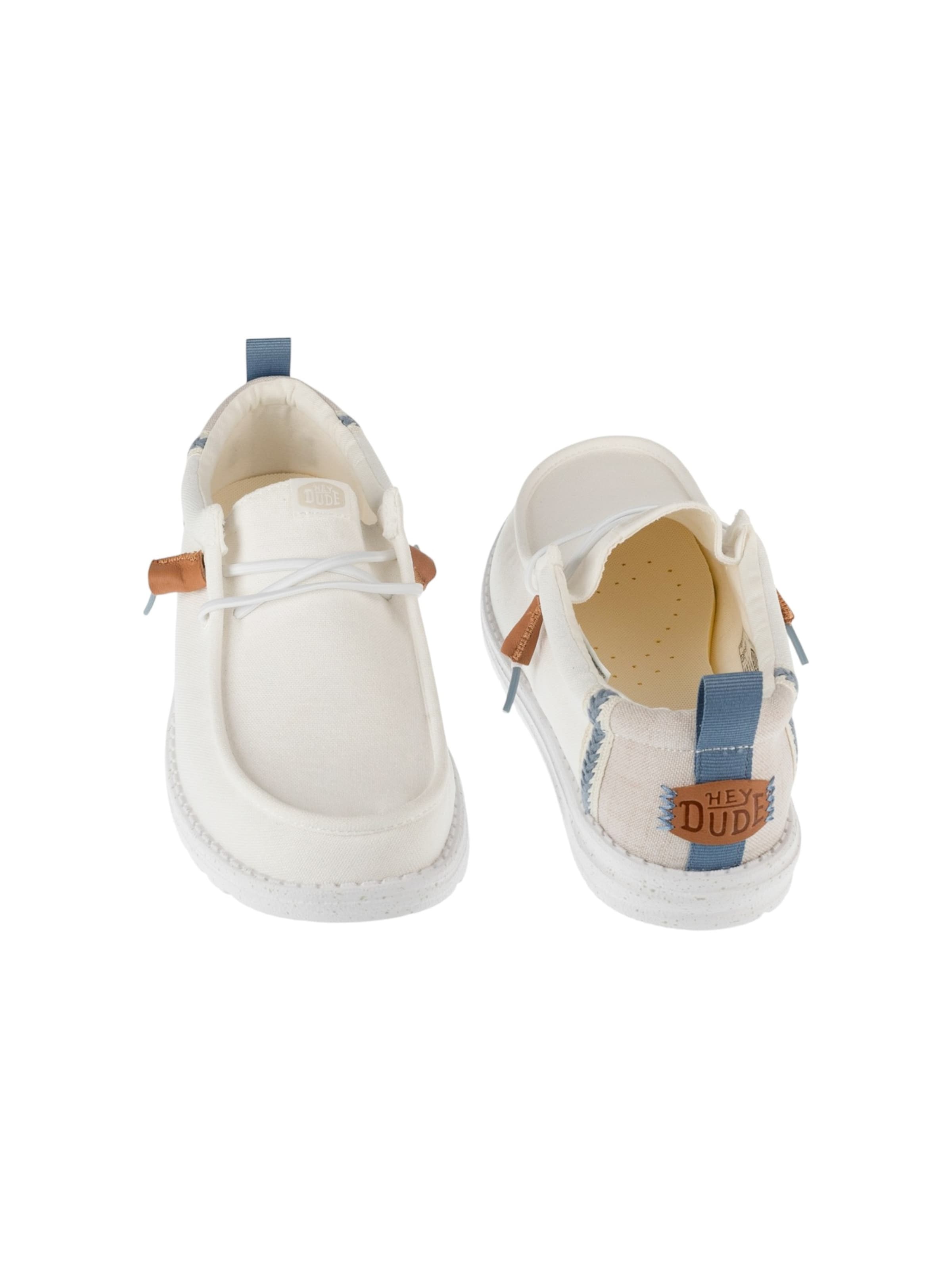 HEY DUDE Slip-ons in White
