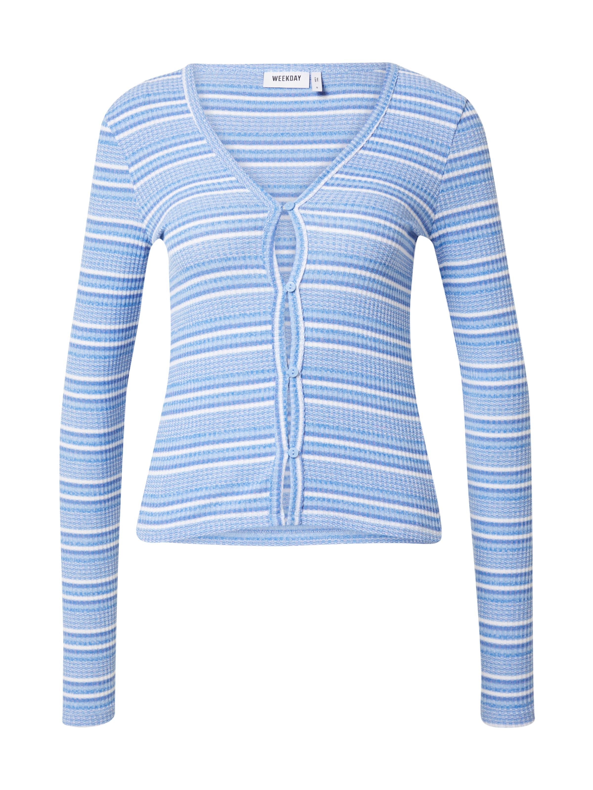 WEEKDAY - Cárdigan 'Anais' en azul: frente