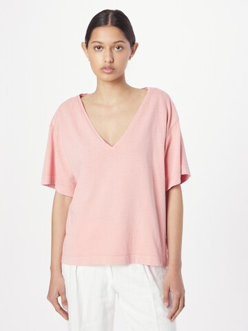 G-STAR Shirt in Roze: voorkant