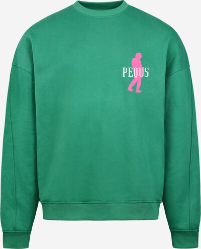 Pequs Sweatshirt 'Artist or Killer' in jade / hellpink / weiß, Produktansicht