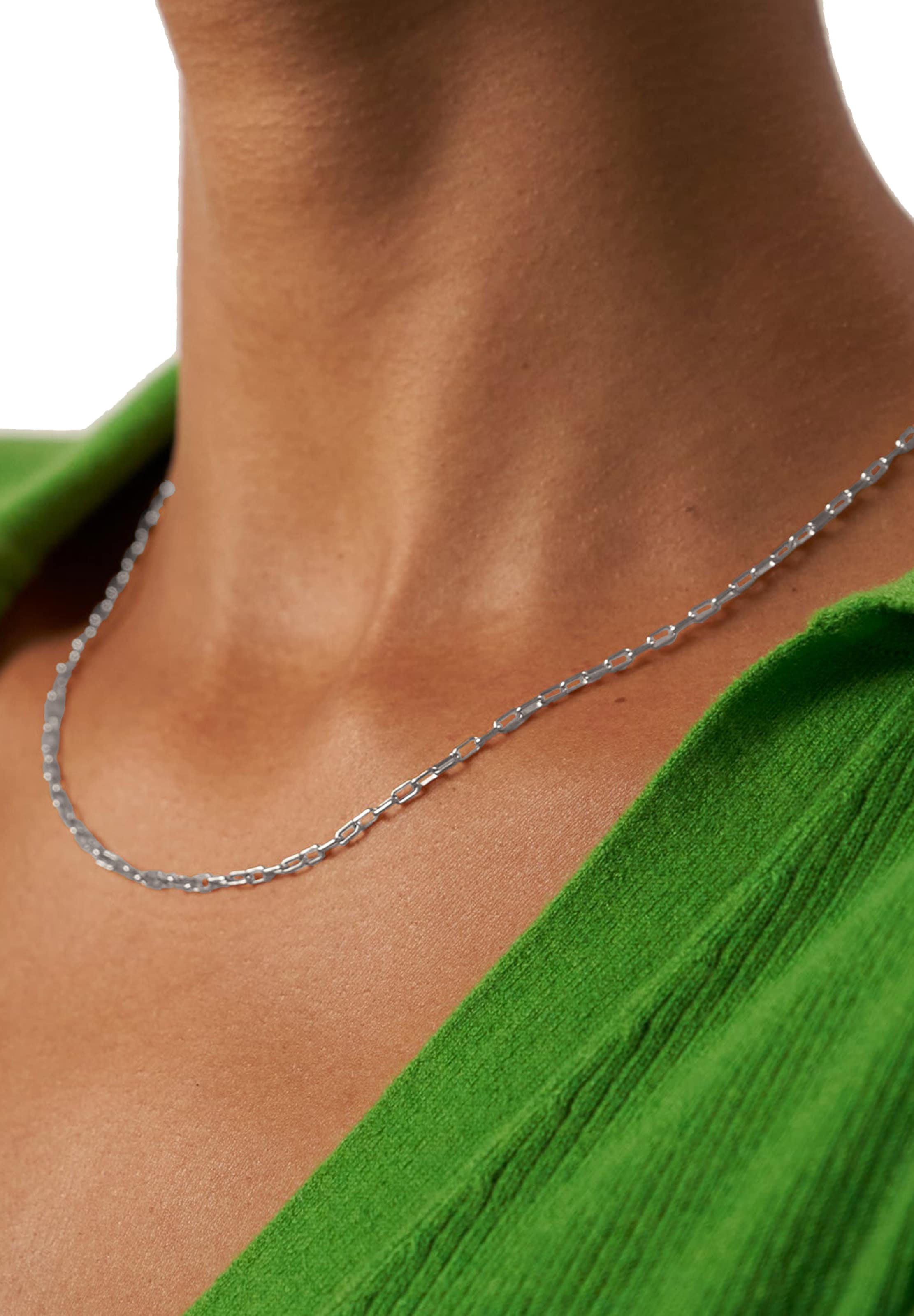 Stilnest Ketting 'Catena' in Zilver: voorkant