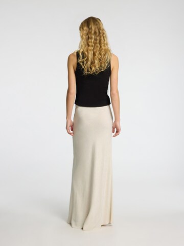 SELECTED FEMME Sukně 'SLFVIVA-LENA' – béžová