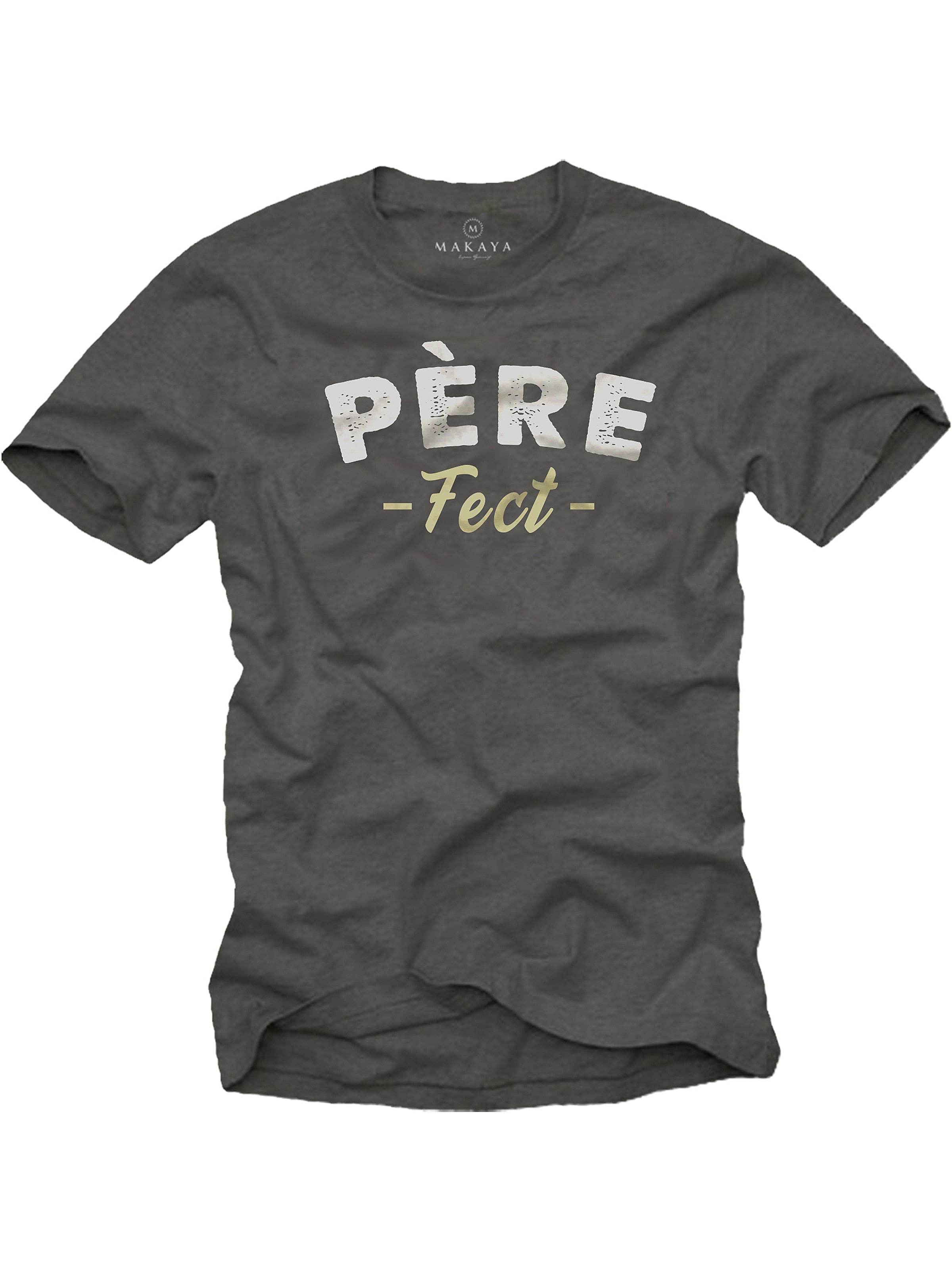 MAKAYA Shirt 'Pere Fect' in Grey: front