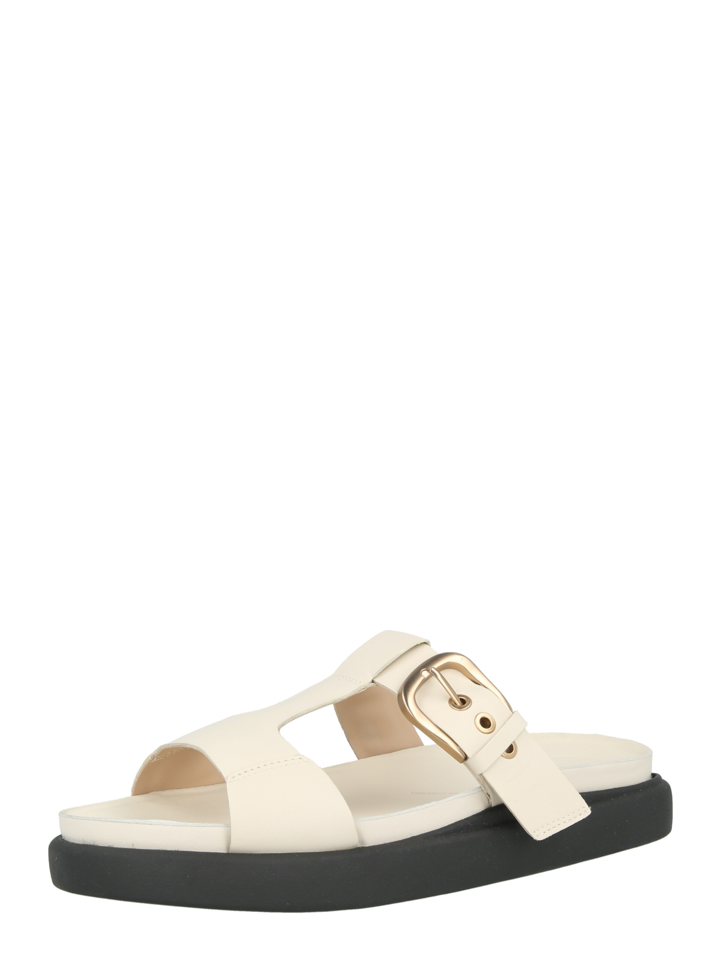 Saboți 'Aristella West' de la CLARKS pe bej: față