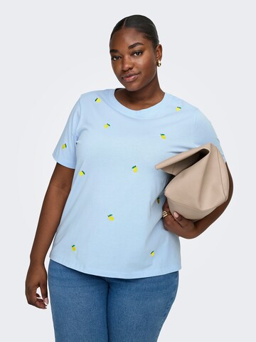 ONLY Carmakoma - Camiseta 'CARKETTY' en azul: frente